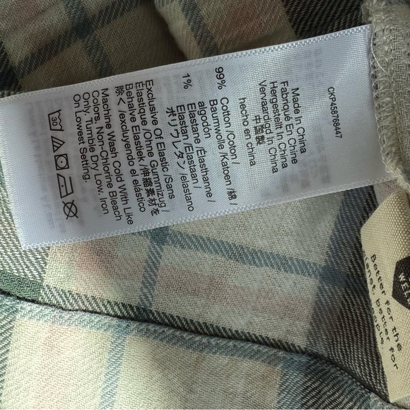 Madewell Lucie Elbow-Sleeve Smocked Mini Dress in Lebaum Plaid Size M - Picture 11 of 11